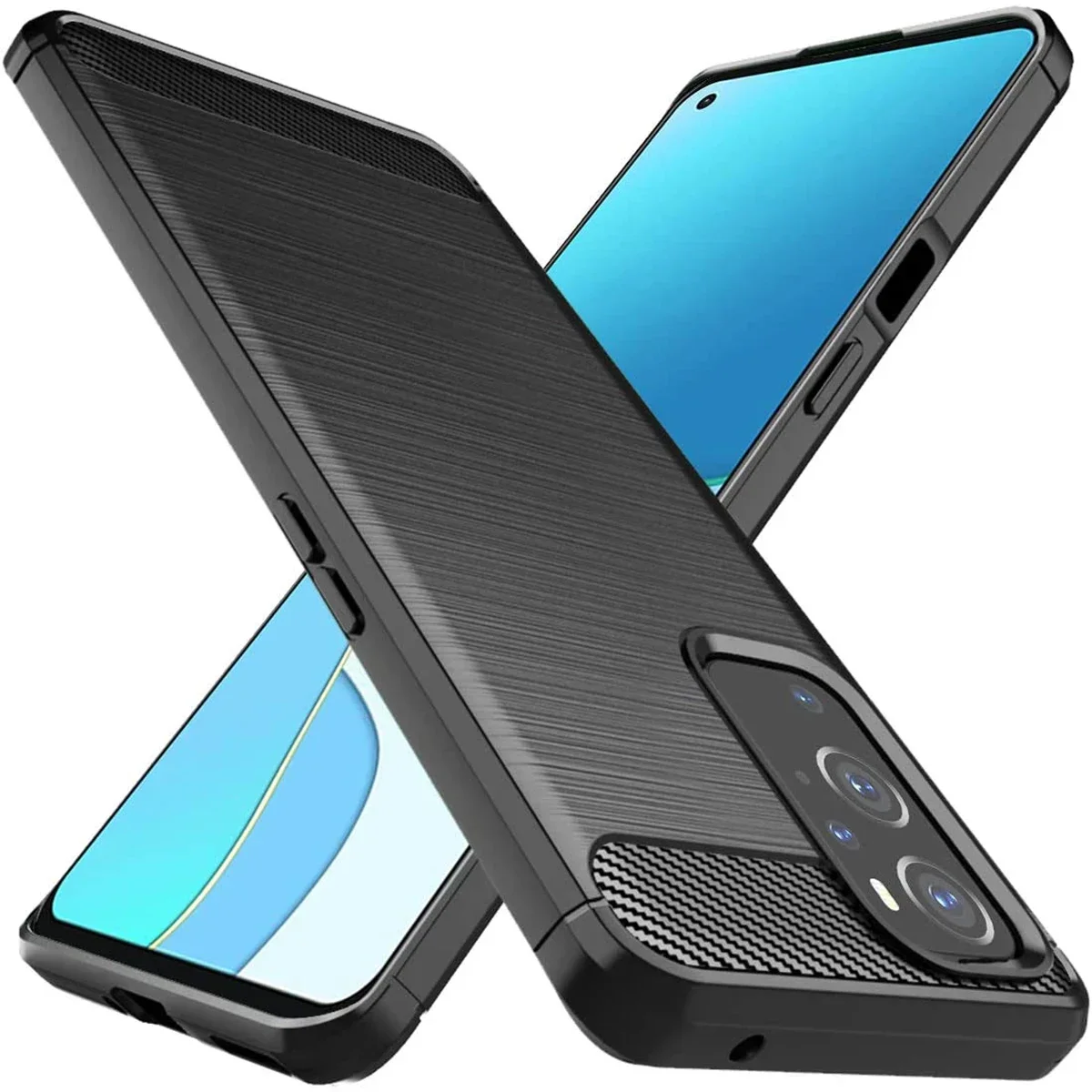 Case for Oneplus 9 Pro / Oneplus 9RT 9R RT / Oneplus 9 TPU Case Soft Silicon Brushed with Texture Carbon Fiber Design Cover
Case for Oneplus 9 Pro / Oneplus 9RT 9R RT / Oneplus 9 TPU Case Soft Silicon Brushed with Texture Carbon Fiber Design Cover