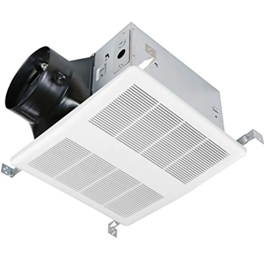 Bathroom exhaust fan with 150 CFM airflow, ultra-quiet 0.5 sone operation, Energy Star certified energy-saving ventilation
Bathroom exhaust fan with 150 CFM airflow, ultra-quiet 0.5 sone operation, Energy Star certified energy-saving ventilation
