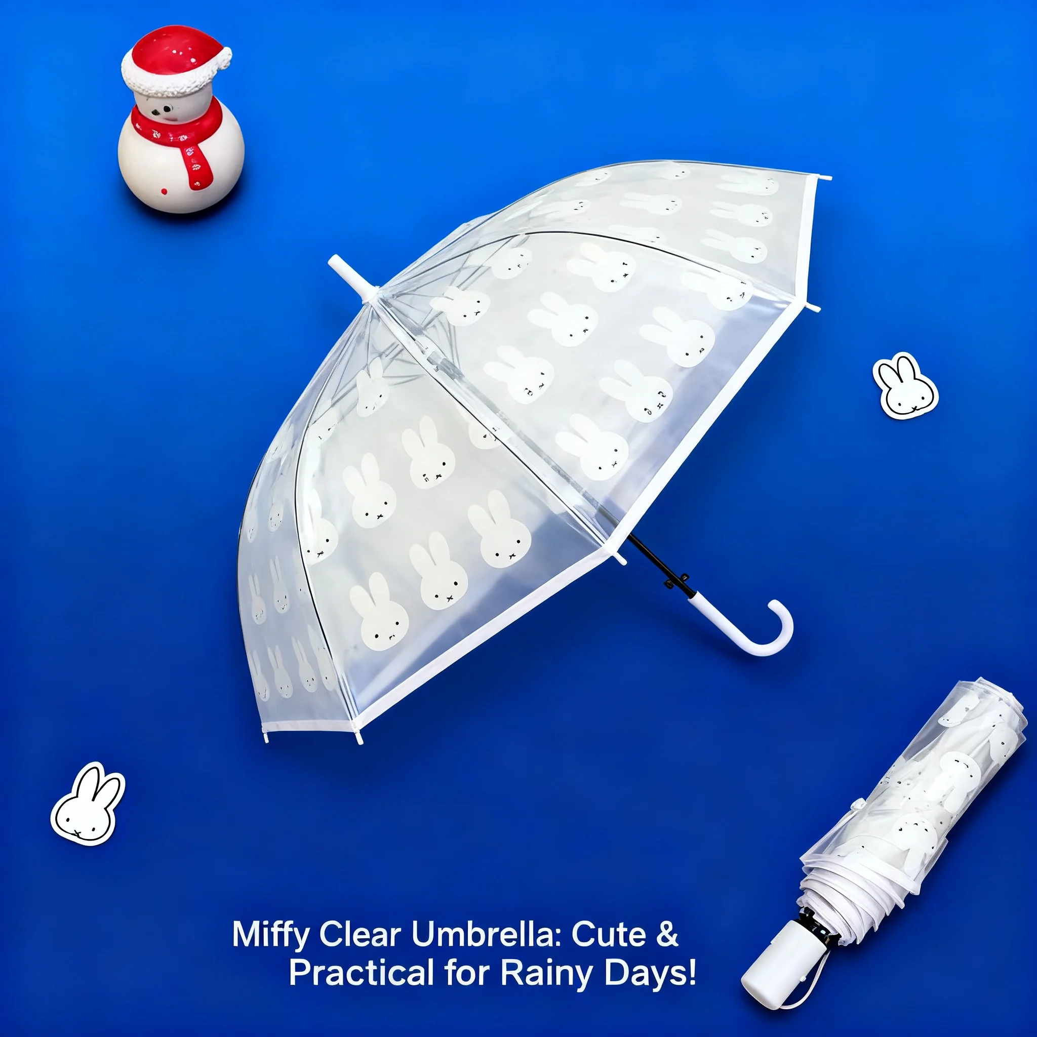 Kawaii Miffy Cartoon Rabbit Printing Transparent Fully Automatic Umbrella Foldable Parasol Ins Style Portable Cute Gir Gift
Kawaii Miffy Cartoon Rabbit Printing Transparent Fully Automatic Umbrella Foldable Parasol Ins Style Portable Cute Gir Gift