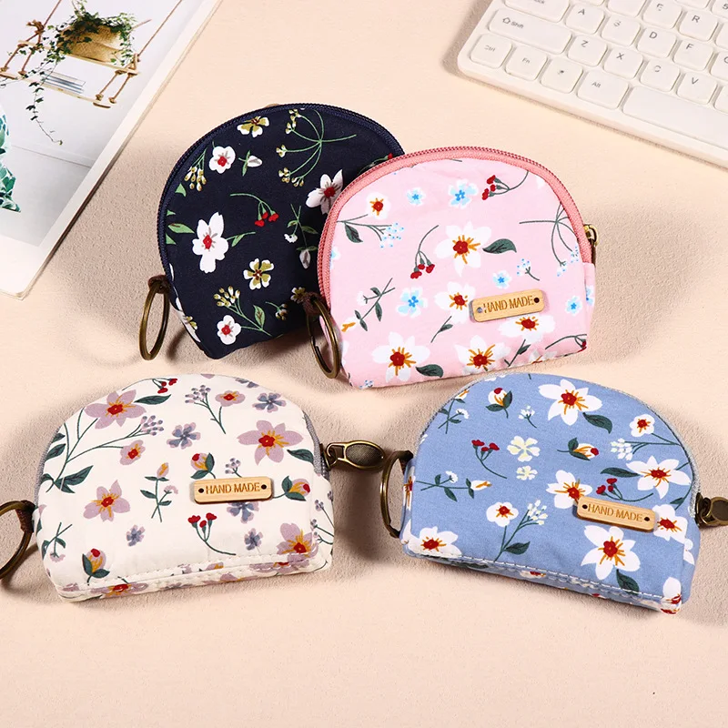 8pcs Coin Purses Canvas Flower Printing Half Moon Protable Ear Line Storage Bag Mix Color
8pcs Coin Purses Canvas Flower Printing Half Moon Protable Ear Line Storage Bag Mix Color