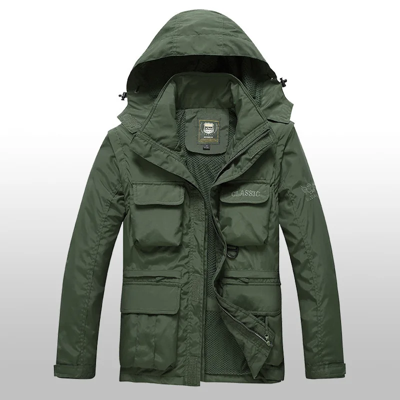 Winter Fishing Jacket Waterproof Fishing Clothes Warm Detachable Fishing Vest Sports Fishing Coat Men Fishing Clothing Outdoor
Winter Fishing Jacket Waterproof Fishing Clothes Warm Detachable Fishing Vest Sports Fishing Coat Men Fishing Clothing Outdoor