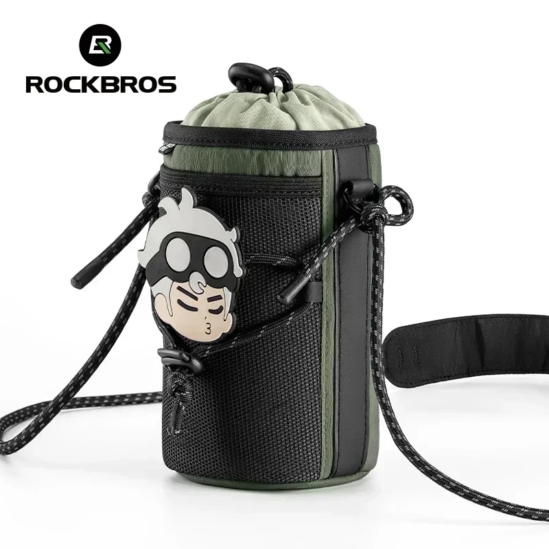 ROCKBROS Велосипед 1л Портативная передняя сумка Легкая сумка на руль чайника Переноска для бутылки с водой 
ROCKBROS Велосипед 1л Портативная передняя сумка Легкая сумка на руль чайника Переноска для бутылки с водой