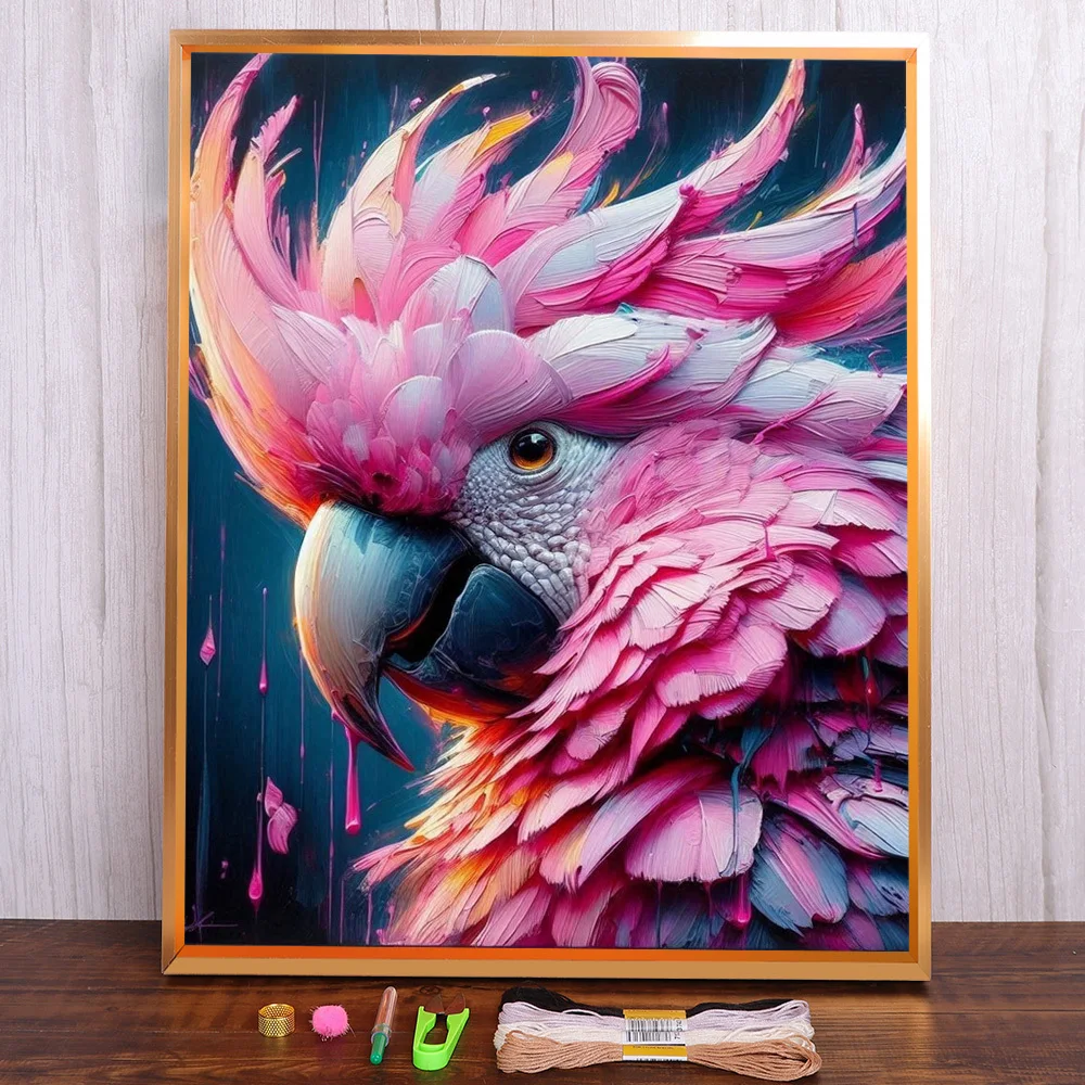 Red Parrot Printed Canvas Cross Stitch Kit DIY Embroidery DMC Threads Needlework Hobby Handicraft Sewing Mulina Room Decor Sales
Red Parrot Printed Canvas Cross Stitch Kit DIY Embroidery DMC Threads Needlework Hobby Handicraft Sewing Mulina Room Decor Sales