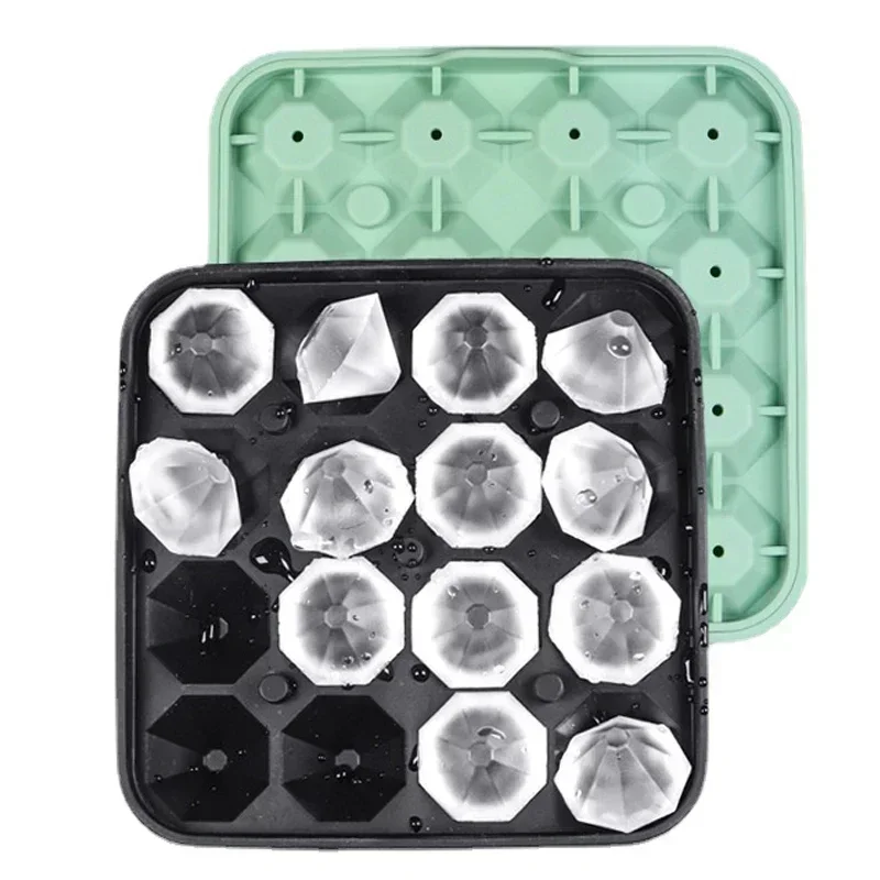 16 Grid Diamond Ice Tray Mold Box Food Grade Silicone Ice Cube Blocks Maker Mould Machine Whiskey Wine Bar Tools Kitchen Gadgets
16 Grid Diamond Ice Tray Mold Box Food Grade Silicone Ice Cube Blocks Maker Mould Machine Whiskey Wine Bar Tools Kitchen Gadgets