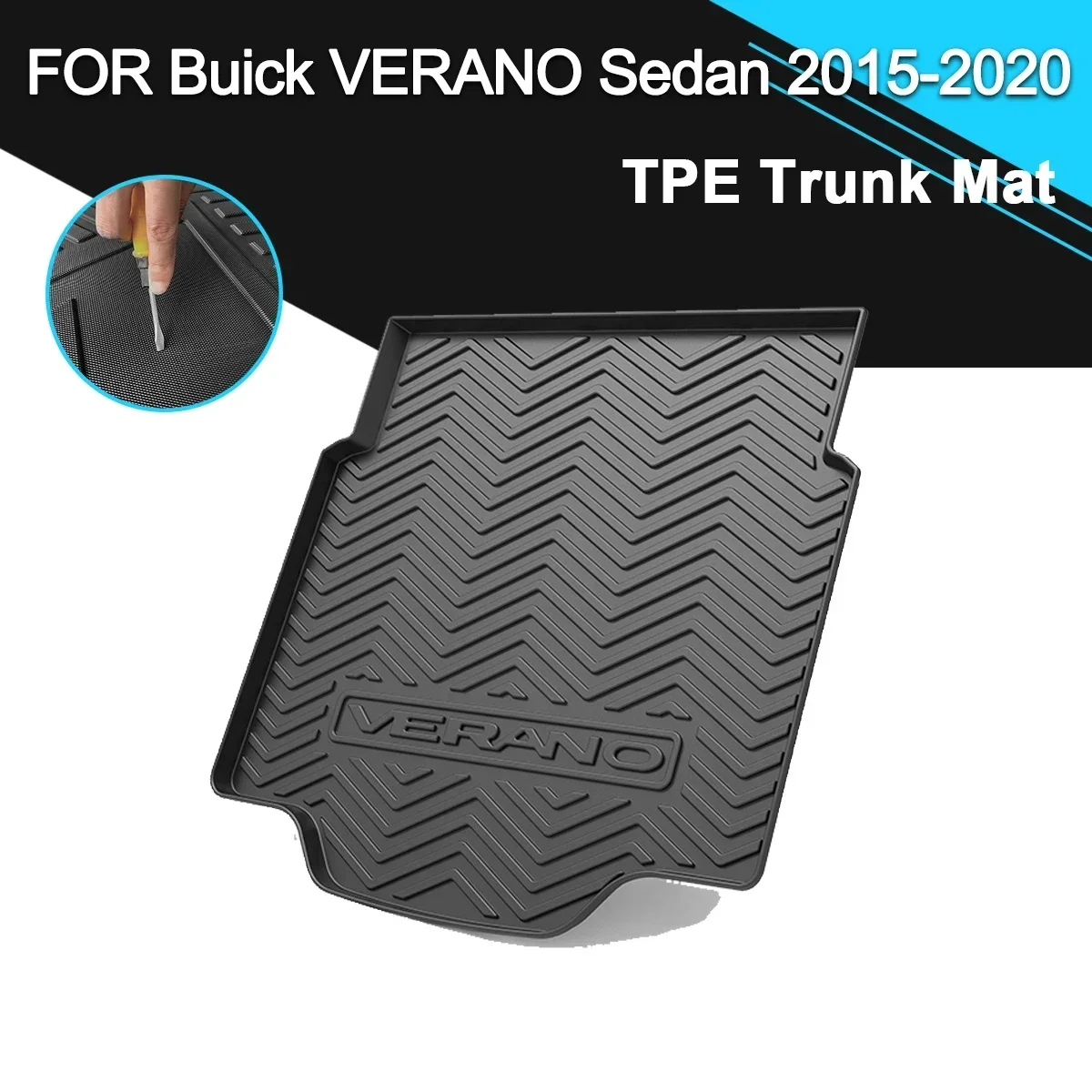 Резиновый нескользящий коврик для багажника автомобиля Buick VERANO Sedan 2015-2020
Резиновый нескользящий коврик для багажника автомобиля Buick VERANO Sedan 2015-2020