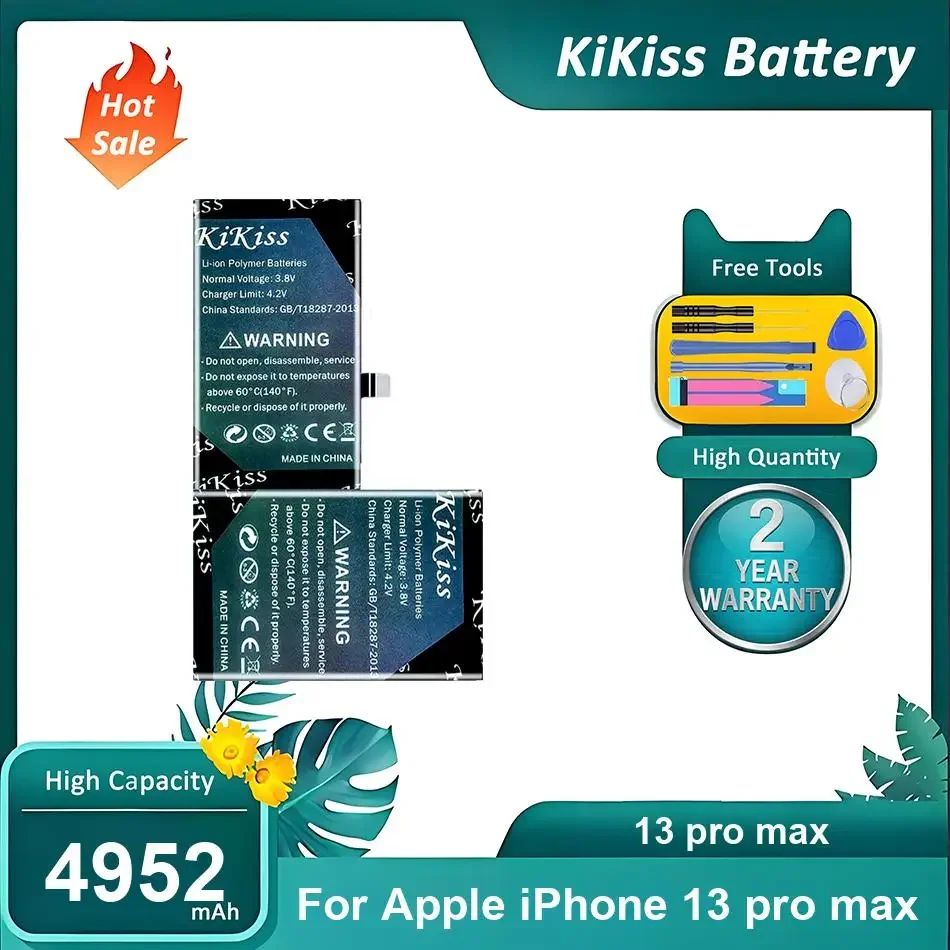 Long-Lasting Mobile Phone Battery For Apple iPhone 13 pro max,13 pro max,4952mAh
Long-Lasting Mobile Phone Battery For Apple iPhone 13 pro max,13 pro max,4952mAh