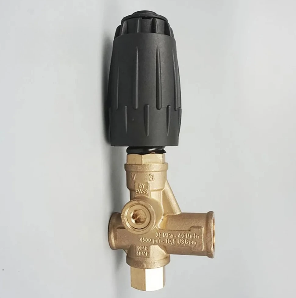 310bar 4500psi 40 L/Min Pressure Washer Genuine Tecomec Brass VRT3 Adjustable Unloader Valve Black
310bar 4500psi 40 L/Min Pressure Washer Genuine Tecomec Brass VRT3 Adjustable Unloader Valve Black