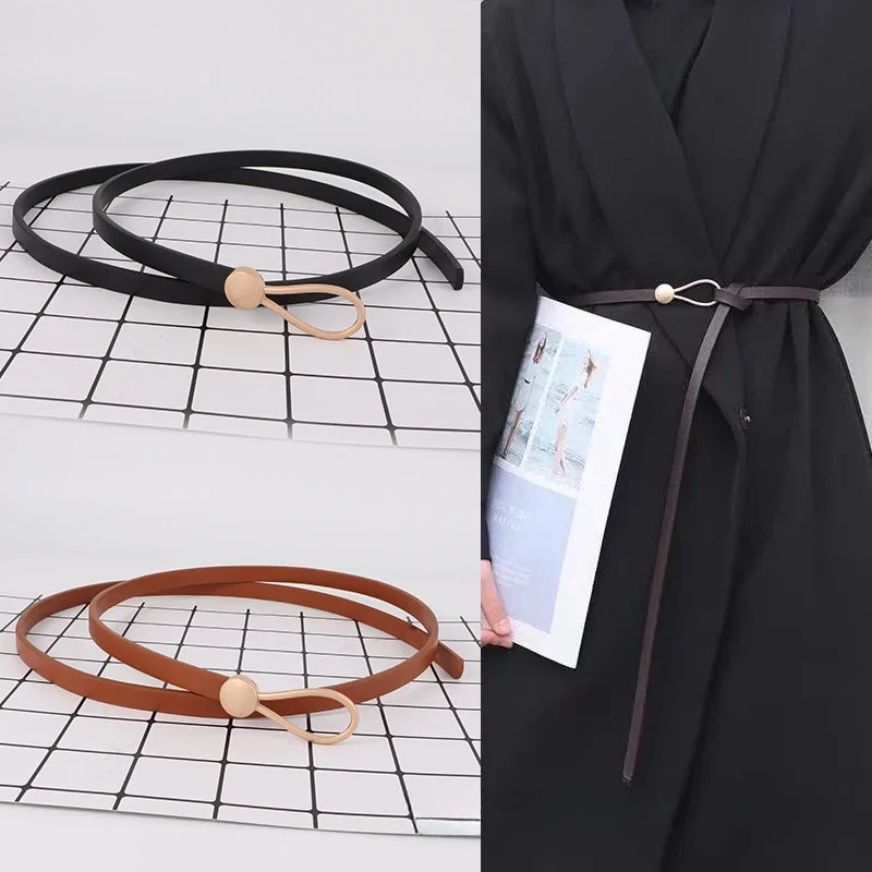 Leather Belts for Women Belt Gold Pin Female Belts Black Brown Leisure Lady Party Culb Dress
Leather Belts for Women Belt Gold Pin Female Belts Black Brown Leisure Lady Party Culb Dress
