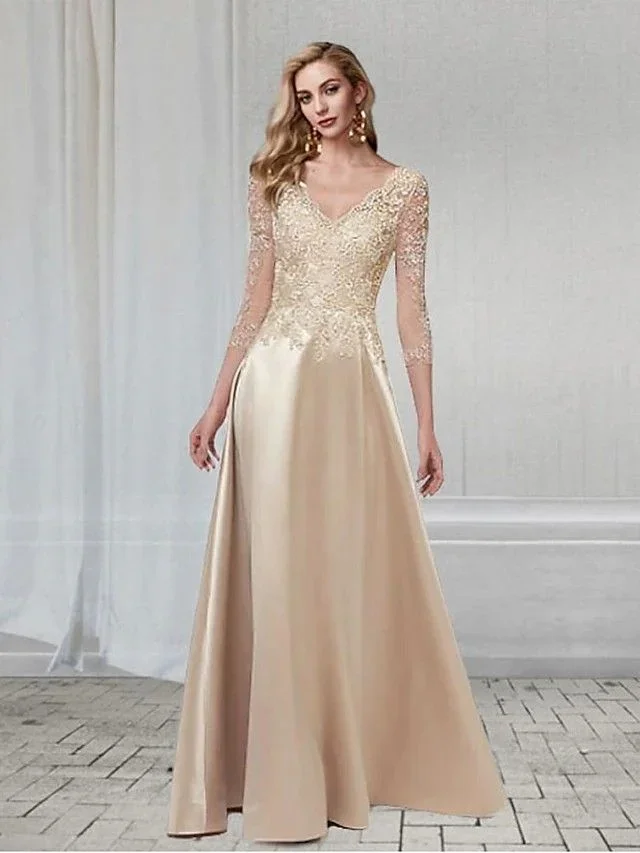Custom Made Champagne Mother of the Bride Dresses Robes Invitee Mariage vestidos de fiesta elegantes 2025 Wedding Party Dresses
Custom Made Champagne Mother of the Bride Dresses Robes Invitee Mariage vestidos de fiesta elegantes 2025 Wedding Party Dresses