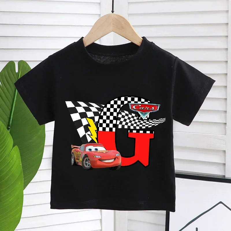 Детская футболка из чистого хлопка Disney Car Lightning McQueen для мальчиков и девочек, топ с принтом A-Z и короткими рукавами
Детская футболка из чистого хлопка Disney Car Lightning McQueen для мальчиков и девочек, топ с принтом A-Z и короткими рукавами