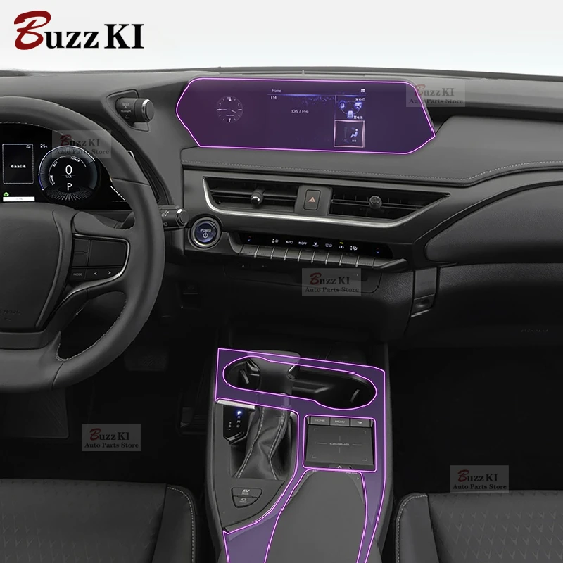 For Lexus UX 2019-2022 Car Interior Film Dashboard Navigation Gear center console Anti-scratch transparent TPU Film Protection
For Lexus UX 2019-2022 Car Interior Film Dashboard Navigation Gear center console Anti-scratch transparent TPU Film Protection
