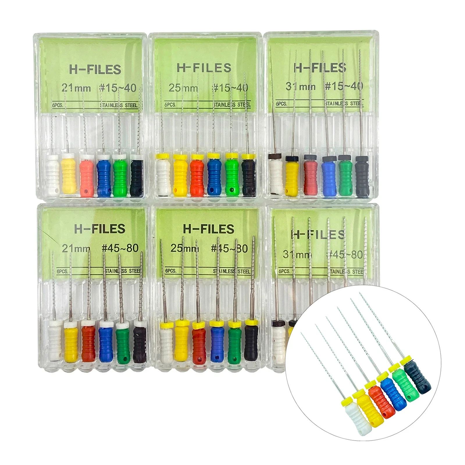 TOMENTY Dental Hand Use H File 25mm K File 25mm Stainless Steel Endodontic Root Canal Files Dentist Files Tools
TOMENTY Dental Hand Use H File 25mm K File 25mm Stainless Steel Endodontic Root Canal Files Dentist Files Tools