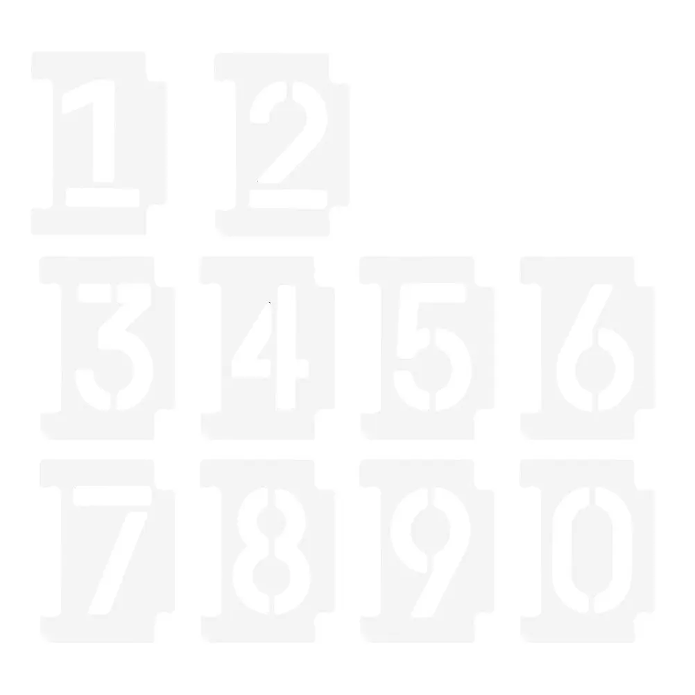 2 Sets Letters Template 0-9 Stencils DIY Plastic Reusable Pet Craft Painting Address Spray Stencils Supplies
2 Sets Letters Template 0-9 Stencils DIY Plastic Reusable Pet Craft Painting Address Spray Stencils Supplies