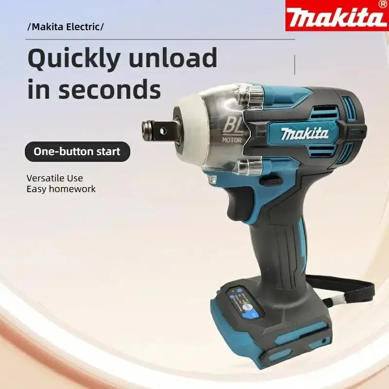 Makita TW004G 18V Brushless Impact Wrench with 6.0Ah Battery Ergonomic Handle for Car Tire Lug Nut Automotive Repair Power Tool
Makita TW004G 18V Brushless Impact Wrench with 6.0Ah Battery Ergonomic Handle for Car Tire Lug Nut Automotive Repair Power Tool