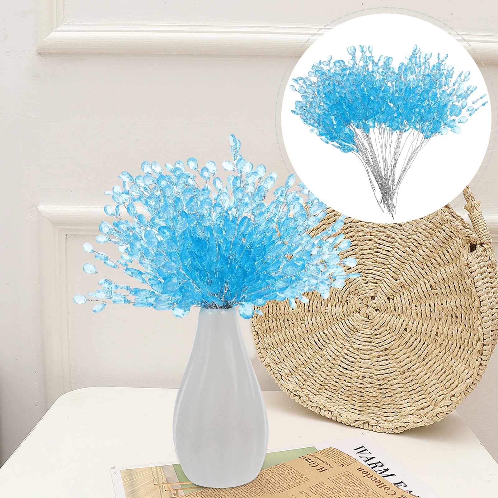 50 Pcs Artificial Flower Decoration Hair Bridal Accessories Bouquet Jewelry Bead Flowers Craft Floral Drop Beads Acrylic
50 Pcs Artificial Flower Decoration Hair Bridal Accessories Bouquet Jewelry Bead Flowers Craft Floral Drop Beads Acrylic