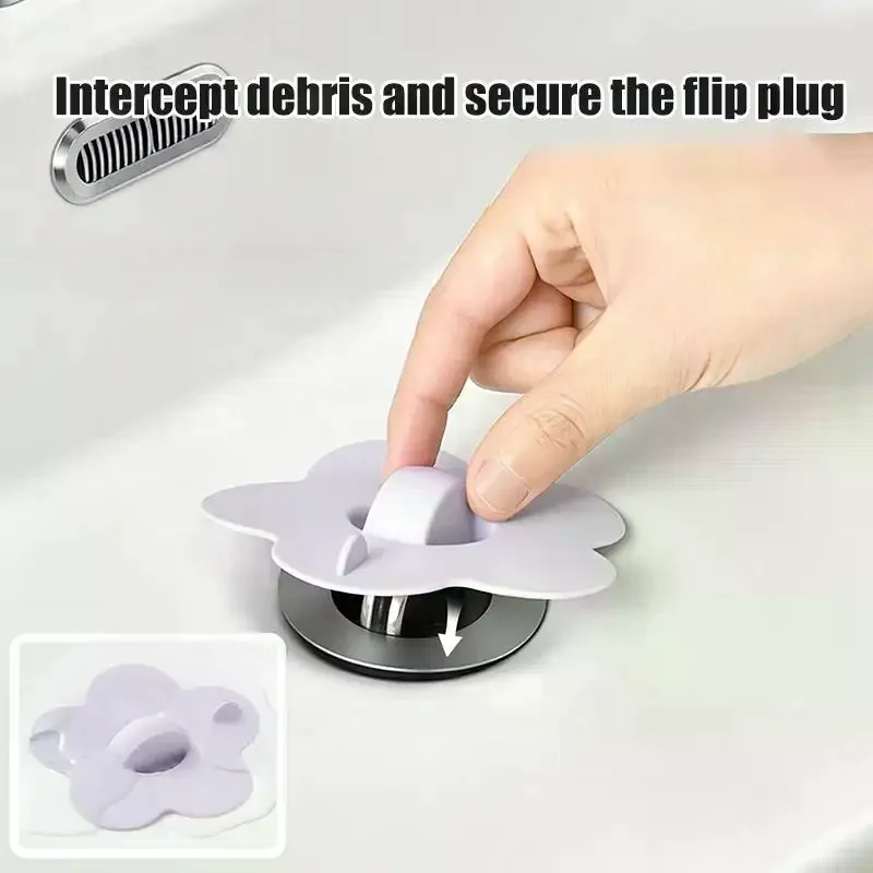Flower-shaped Drain Plug For Sinks And Washbasins, Drain Filter For Washbasins And Washbasins With Flip-top Mechanisms.
Flower-shaped Drain Plug For Sinks And Washbasins, Drain Filter For Washbasins And Washbasins With Flip-top Mechanisms.