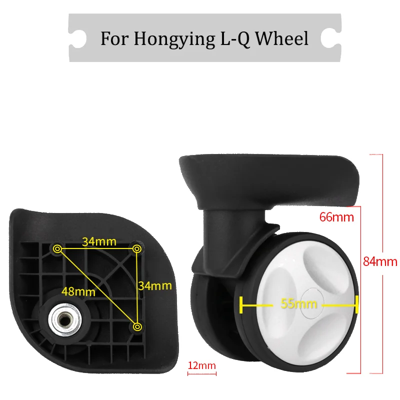 For Hongying L-Q Universal Wheel Replacement Suitcase Silent Smooth Shock Absorbing Durable Convenient Accessories Caster Wheel
For Hongying L-Q Universal Wheel Replacement Suitcase Silent Smooth Shock Absorbing Durable Convenient Accessories Caster Wheel