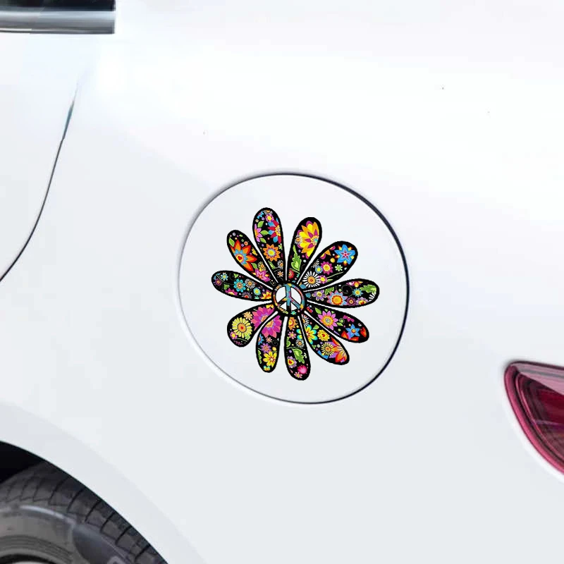 Jpct Fun and Personalized Flower Power and Peace Pattern Sticker, Suitable for Cars and Motorcycles, Waterproof Vinyl Sticker
Jpct Fun and Personalized Flower Power and Peace Pattern Sticker, Suitable for Cars and Motorcycles, Waterproof Vinyl Sticker