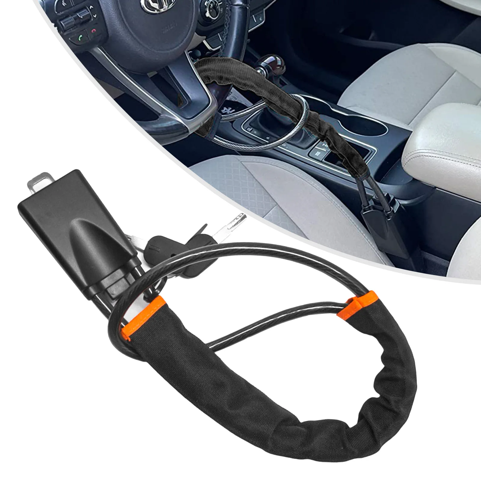 Car Auto Lock Top Mount Steering Wheel Lock Anti Theft Security Lock With Keys Anti-Theft Devices Wheel Lock Steel Strap
Car Auto Lock Top Mount Steering Wheel Lock Anti Theft Security Lock With Keys Anti-Theft Devices Wheel Lock Steel Strap