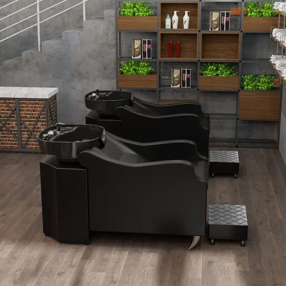 Shampoo Backwash Unit with Large Porcelain Bowl, Salon Sink Hair Wash Chair Shampoo Station, Barbershop Beauty Spa Massage Hair
Shampoo Backwash Unit with Large Porcelain Bowl, Salon Sink Hair Wash Chair Shampoo Station, Barbershop Beauty Spa Massage Hair