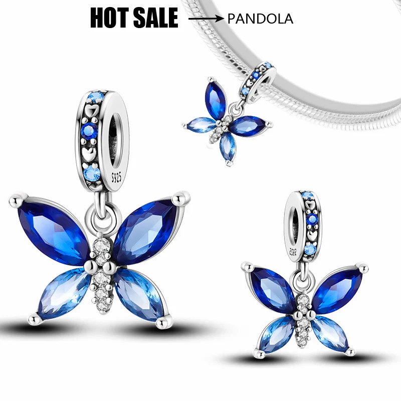 Sparkling Blue Butterfly Charm Beads Suitable for Authenticated Original Pandora Bracelet 925DIY Exquisitely Crafted Gifts
Sparkling Blue Butterfly Charm Beads Suitable for Authenticated Original Pandora Bracelet 925DIY Exquisitely Crafted Gifts