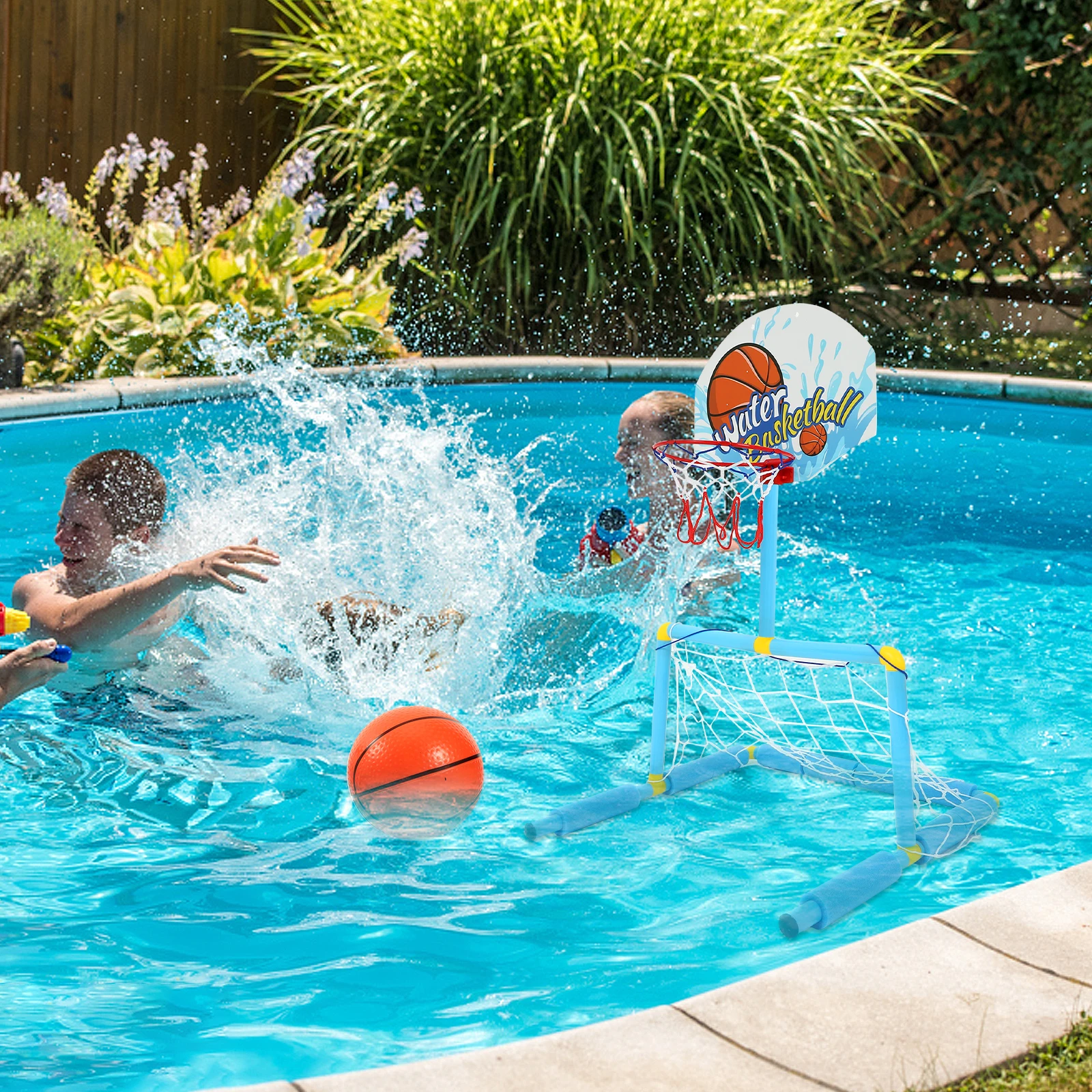 Portable Football Goal Net Frame ABS Soccer Basketball Pool Accessory Swimming Toy Kids Sports Water Game Hoop Set
Portable Football Goal Net Frame ABS Soccer Basketball Pool Accessory Swimming Toy Kids Sports Water Game Hoop Set