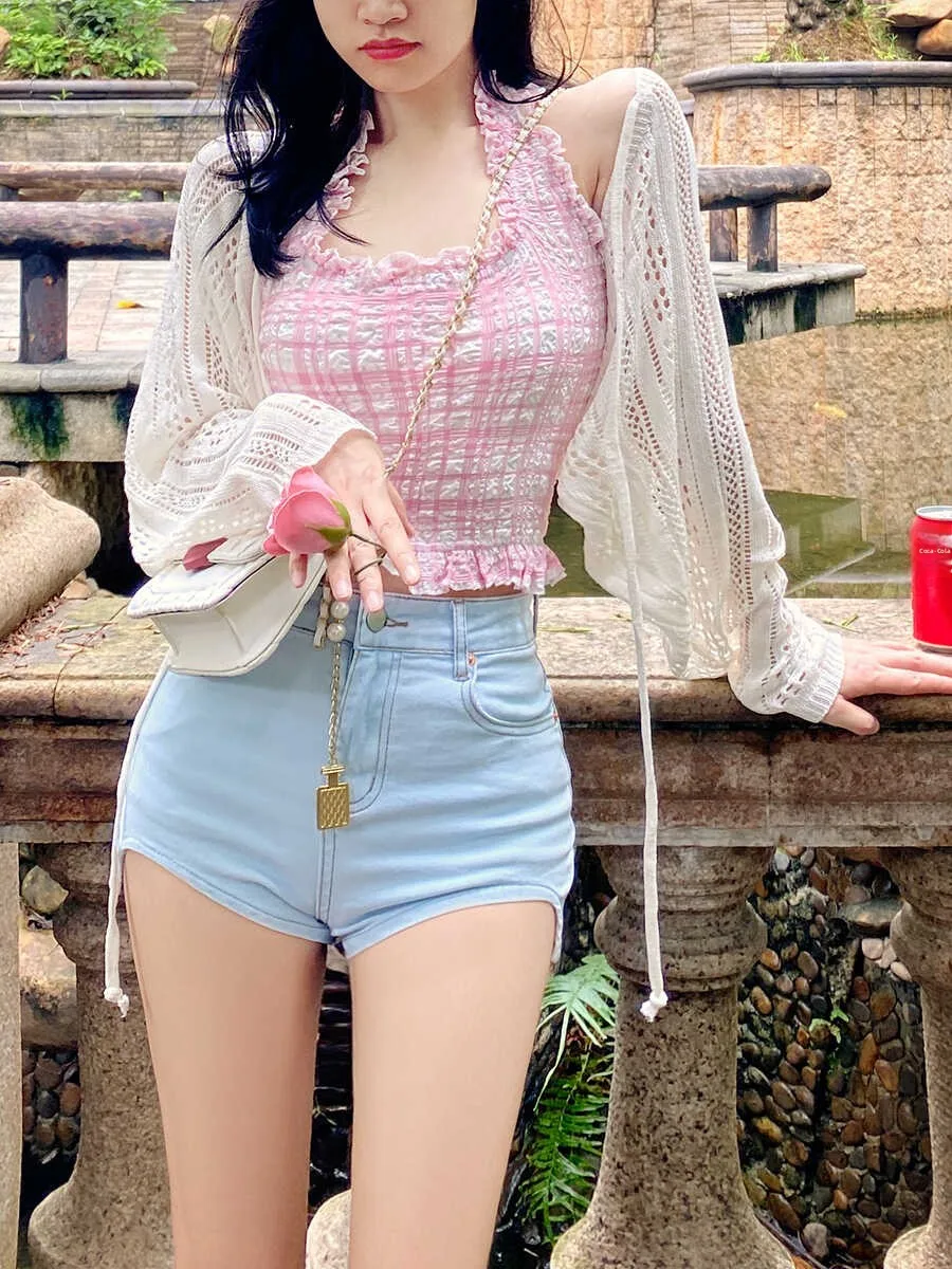 High Waist Denim Shorts Women's 2026 New Style Elastic Cotton Stretchy Skirt Length Front Short Back Long Hot Pants
High Waist Denim Shorts Women's 2026 New Style Elastic Cotton Stretchy Skirt Length Front Short Back Long Hot Pants