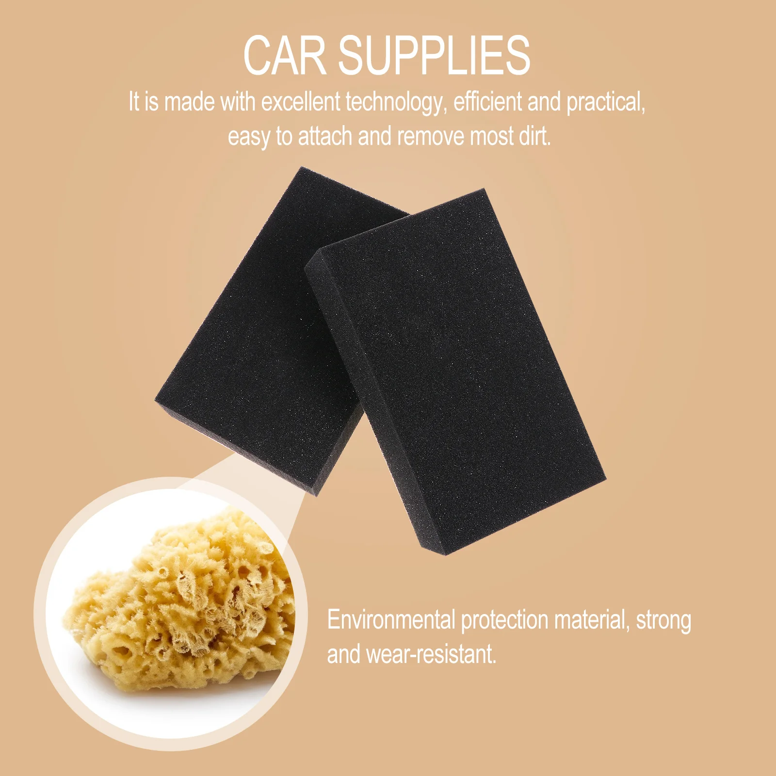 2Pcs Car Cleaning Sponge Soft Durable Absorbent Auto Wash Tool Scratch Free Cleaning Block for Cars Trucks Motorcycles
2Pcs Car Cleaning Sponge Soft Durable Absorbent Auto Wash Tool Scratch Free Cleaning Block for Cars Trucks Motorcycles