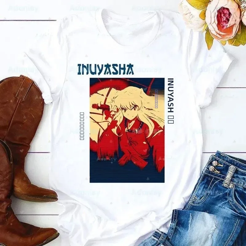 Женская футболка с коротким рукавом в стиле аниме Inuyasha, летняя модная свободная рубашка в молодежном стиле с воротником Генри, повседневная одежда
Женская футболка с коротким рукавом в стиле аниме Inuyasha, летняя модная свободная рубашка в молодежном стиле с воротником Генри, повседневная одежда