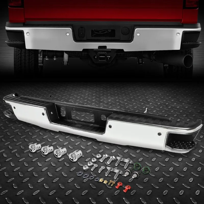 US FOR 14-18 SILVERADO SIERRA 1500 CHROME REAR STEP BUMPER ASSEMBLY W/ SENSOR HOLE
US FOR 14-18 SILVERADO SIERRA 1500 CHROME REAR STEP BUMPER ASSEMBLY W/ SENSOR HOLE