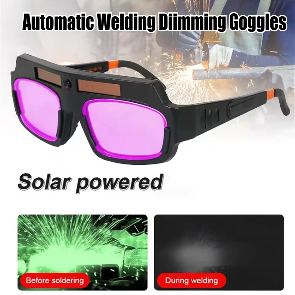 1pc Automatic Dimming Welding Glasses Solar Powered Goggles Set Argon Welding Glasses Welding Machine Protective Goggles Tool
1pc Automatic Dimming Welding Glasses Solar Powered Goggles Set Argon Welding Glasses Welding Machine Protective Goggles Tool