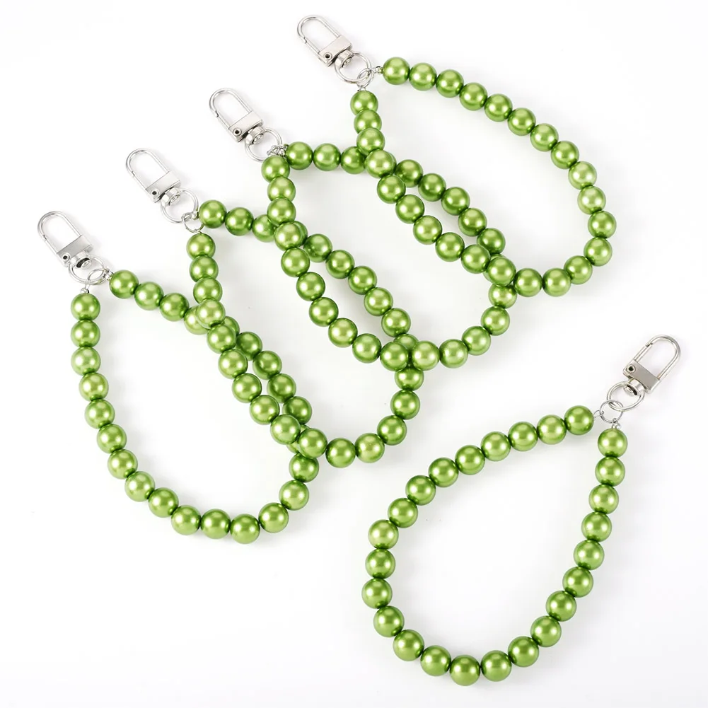 5pcs Acrylic Key Chain Pendant Decorations Imitation Pearl Simple Key Chain with Swivel Clasps Handmade DIY Jewelry Making 145mm
5pcs Acrylic Key Chain Pendant Decorations Imitation Pearl Simple Key Chain with Swivel Clasps Handmade DIY Jewelry Making 145mm