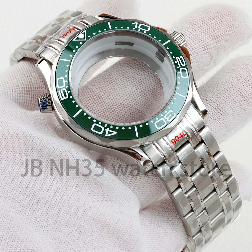 41mm Nh35 Watch Case Silver Solid 316L Stainless Steel Bracelet For Seamaster Nh35 Nh36 Movement 31MM Dial Waterproof Case
41mm Nh35 Watch Case Silver Solid 316L Stainless Steel Bracelet For Seamaster Nh35 Nh36 Movement 31MM Dial Waterproof Case