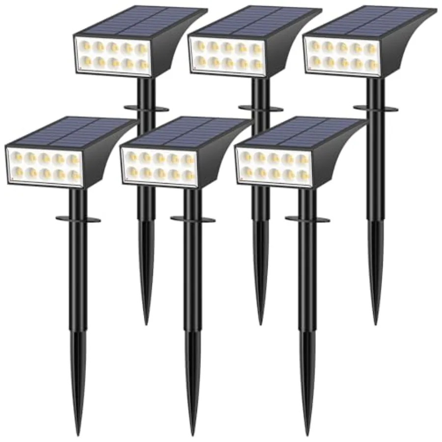 Solar Spot Lights Outdoor Solar Lights Outdoor Waterproof IP65 4 Lighting Modes Solar Powered Spotlights Yard Garden Landscape
Solar Spot Lights Outdoor Solar Lights Outdoor Waterproof IP65 4 Lighting Modes Solar Powered Spotlights Yard Garden Landscape