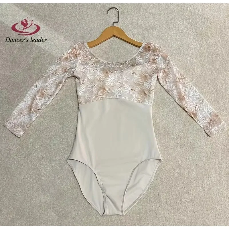 Ballet Performance Seven-leaf Flower Print Woman Dancing Gymnastics Practice Dress Women Costume Lyric jumpsuit
Ballet Performance Seven-leaf Flower Print Woman Dancing Gymnastics Practice Dress Women Costume Lyric jumpsuit