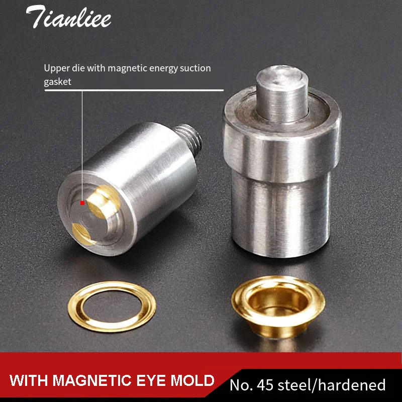 Hand Press Eyelet Mold Eyelet And Grommets Eyelet Kit Sail Rings Punch Set Metal Industrial Eyelet Magnetic Hollow Button Mould
Hand Press Eyelet Mold Eyelet And Grommets Eyelet Kit Sail Rings Punch Set Metal Industrial Eyelet Magnetic Hollow Button Mould
