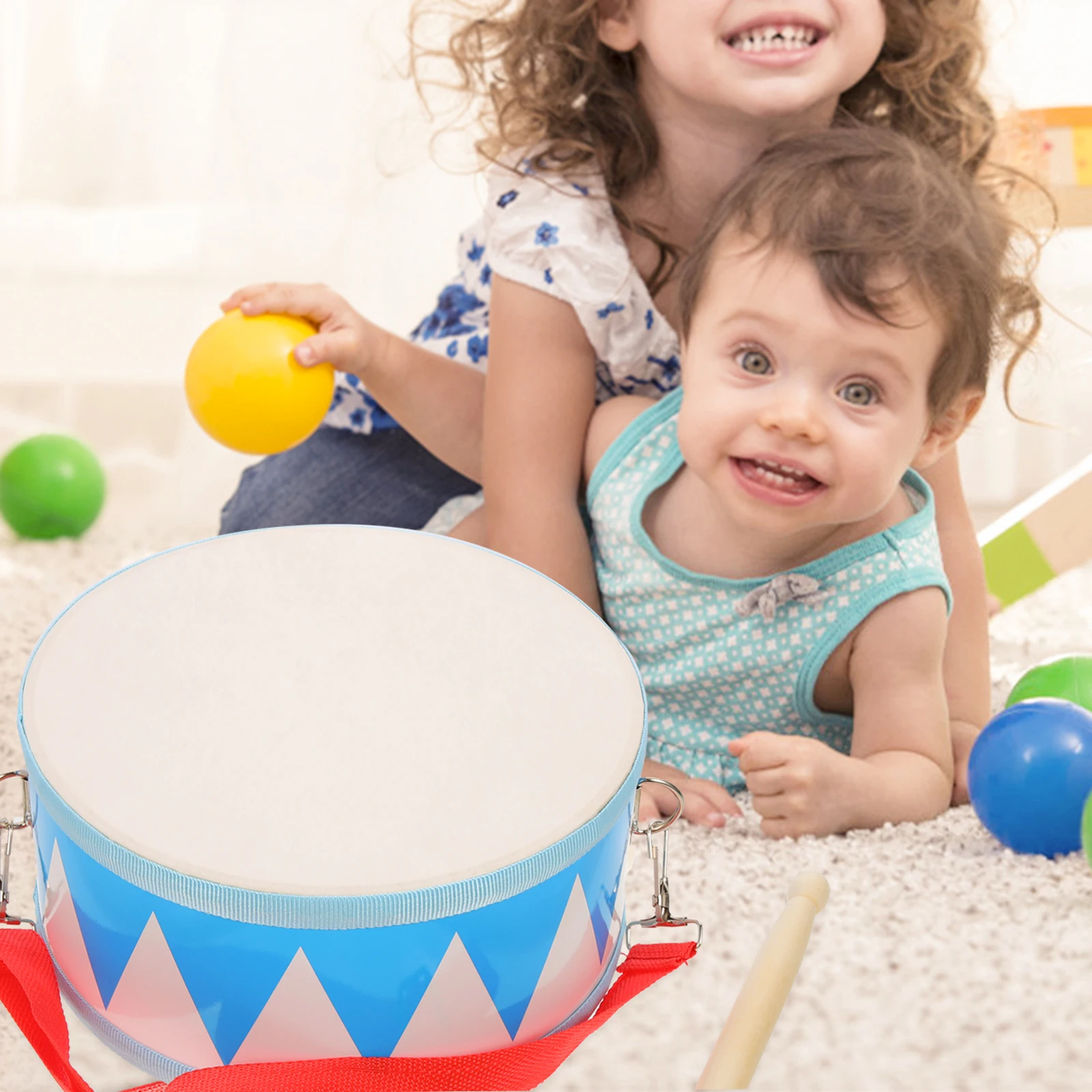 WoodenKids Snare Drum Percussion Instrument Children's Music Toy for Hand Brain Coordination Rhythm Development Safe
WoodenKids Snare Drum Percussion Instrument Children's Music Toy for Hand Brain Coordination Rhythm Development Safe