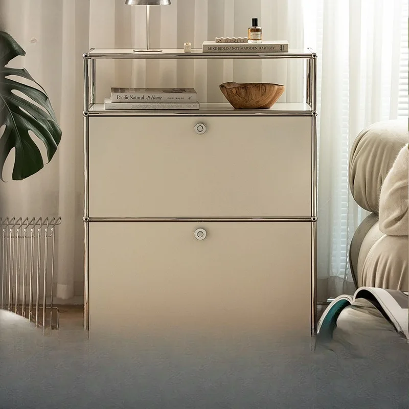 Stainless steel dining side insm simple storage storage porch chest
Stainless steel dining side insm simple storage storage porch chest