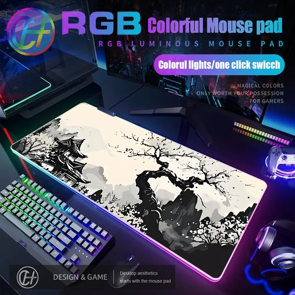 Ink Painting Desk Mat Gamer Mousepads Company RGBMouse Pad Office Desk Pads Large Mousepad Chinese Style Mouse Mats For Computer
Ink Painting Desk Mat Gamer Mousepads Company RGBMouse Pad Office Desk Pads Large Mousepad Chinese Style Mouse Mats For Computer