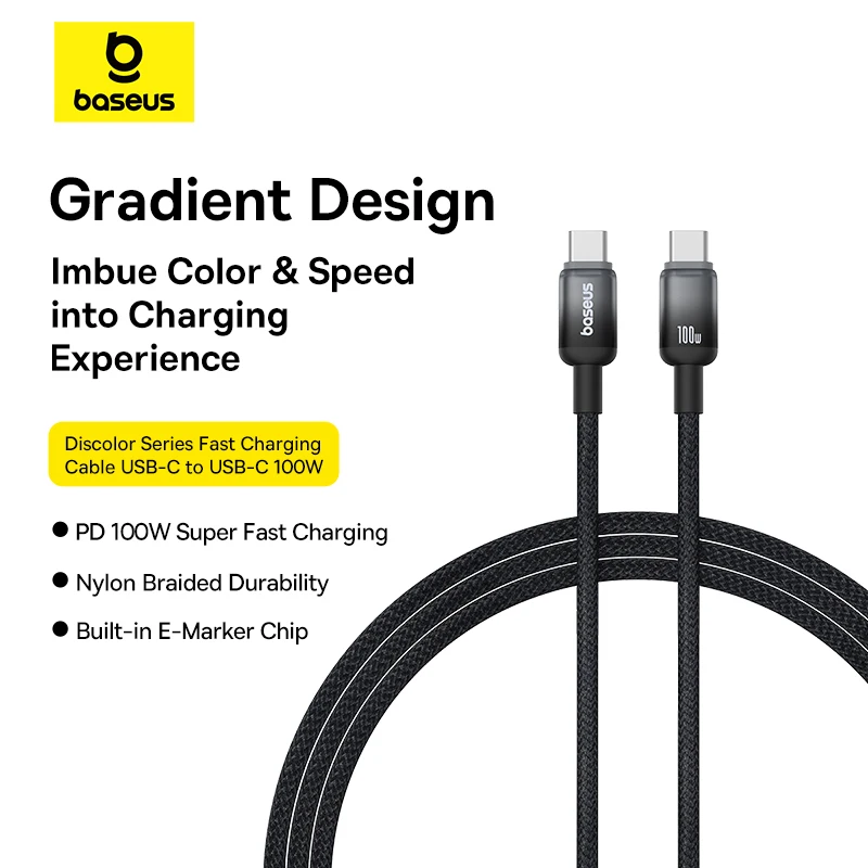 Кабель Baseus USB-C 100 Вт для iPhone 17, 16, 15 Pro Max, кабель Type-C для ноутбуков, кабель для быстрой зарядки Type-C для Xiaomi, Samsung, Huawei
Кабель Baseus USB-C 100 Вт для iPhone 17, 16, 15 Pro Max, кабель Type-C для ноутбуков, кабель для быстрой зарядки Type-C для Xiaomi, Samsung, Huawei