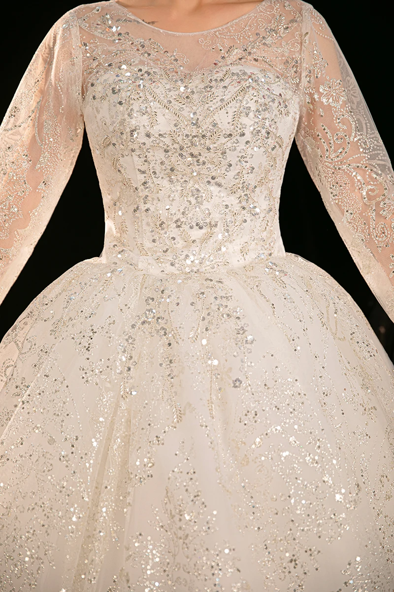 XXN-994#Wedding Dress 2025 New Bridal High end French Long sleeved Puff Skirt Spray Gold Fabric Wholesale Retail From China
XXN-994#Wedding Dress 2025 New Bridal High end French Long sleeved Puff Skirt Spray Gold Fabric Wholesale Retail From China