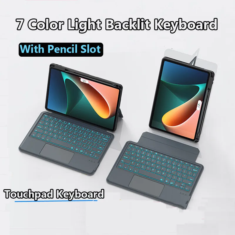 Magnetic Case for Samsung Galaxy Tab S9 FE + Plus 12.4inch S8 Plus 12.4 S7 FE 12.4inch for Galaxy S9 Plus 12.4 Backlit Keyboard
Magnetic Case for Samsung Galaxy Tab S9 FE + Plus 12.4inch S8 Plus 12.4 S7 FE 12.4inch for Galaxy S9 Plus 12.4 Backlit Keyboard