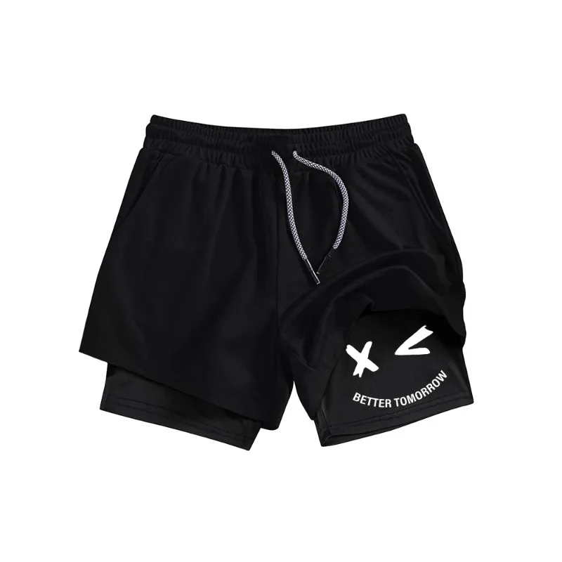 Men's Summer Fitness Training Shorts 2-In-1 Double Layer Quick-Drying Mesh Drawstring Athletic Shorts Phone Pocket Gym Clothing
Men's Summer Fitness Training Shorts 2-In-1 Double Layer Quick-Drying Mesh Drawstring Athletic Shorts Phone Pocket Gym Clothing