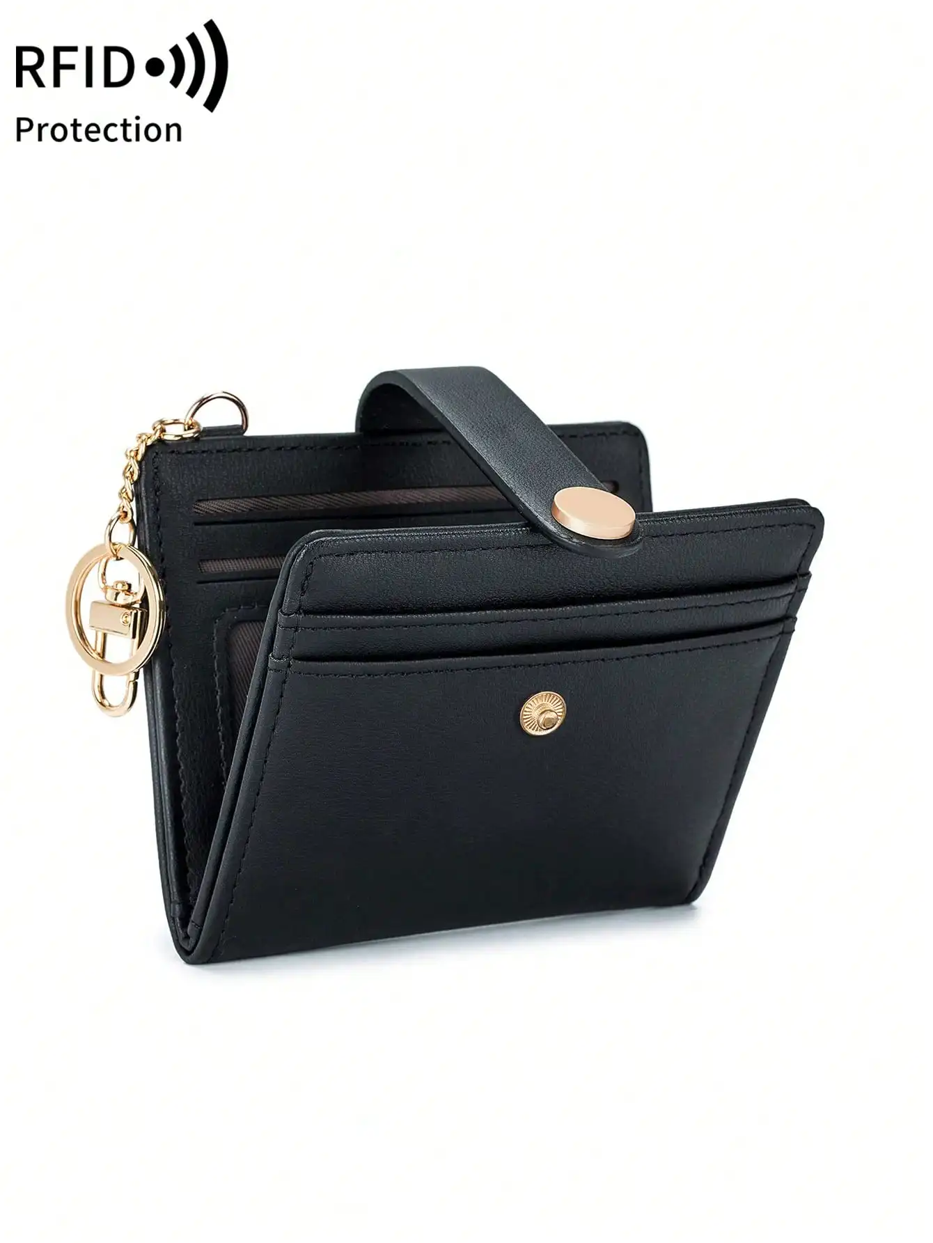 MIYIN Women's Super Thin Wallet, RFID Blocking Bifold Credit Card Holder With Zipper Coin Pocket, ID Window And Key Ring, Fashionable And Lightweight, Suitable For Daily Carry To Hold Cash, Coins, Receipts, Bills, Keys, ID, Credit Cards. Ideal Gift For Wh
MIYIN Women's Super Thin Wallet, RFID Blocking Bifold Credit Card Holder With Zipper Coin Pocket, ID Window And Key Ring, Fashionable And Lightweight, Suitable For Daily Carry To Hold Cash, Coins, Receipts, Bills, Keys, ID, Credit Cards. Ideal Gift For Wh