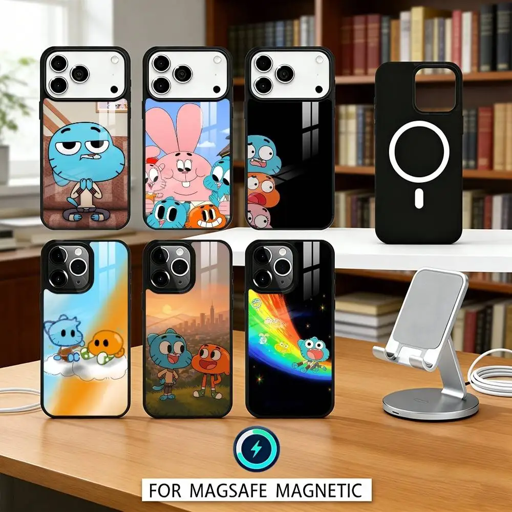 A-Amazing W-World of G-Gumball Phone Case For iPhone17,16,15,14,13,12,Pro,Max,Magnetic For Magsafe Wireless Charging
A-Amazing W-World of G-Gumball Phone Case For iPhone17,16,15,14,13,12,Pro,Max,Magnetic For Magsafe Wireless Charging