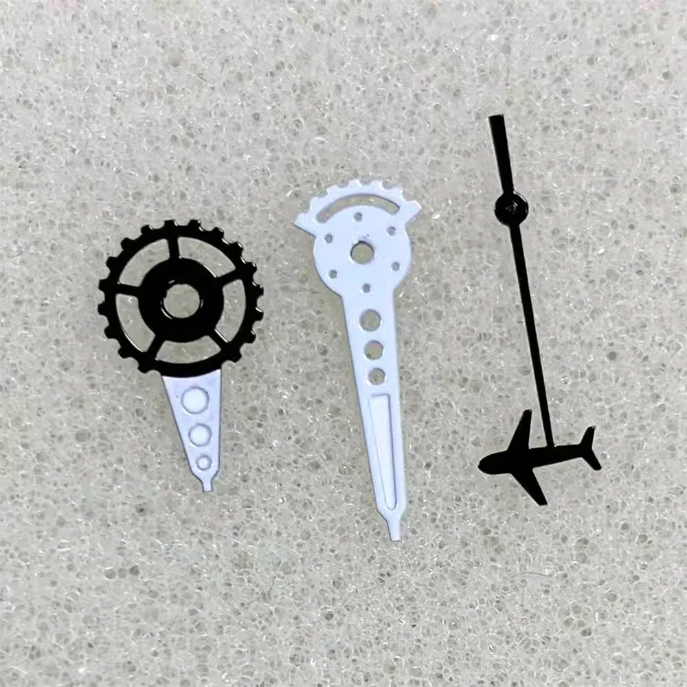 NEW Creative Fashion Aircraft Design Pointers Black White Watch Hands Fit for NH35 NH36 Movement with Green Luminous DIY
NEW Creative Fashion Aircraft Design Pointers Black White Watch Hands Fit for NH35 NH36 Movement with Green Luminous DIY