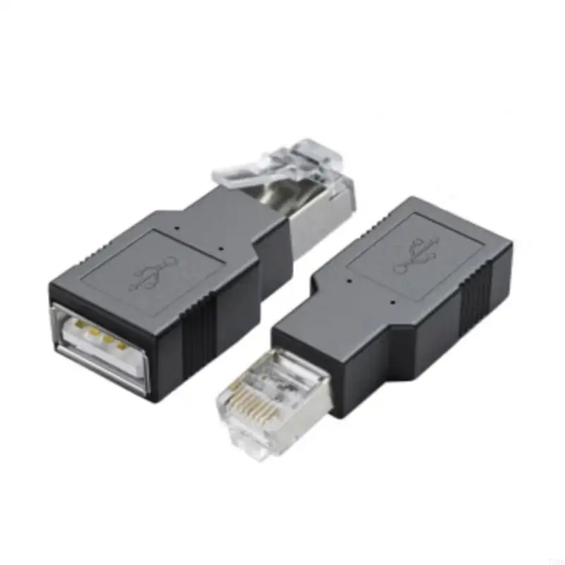 T3EE 2Pieces USB to RJ45 Connectors USB2.0 Female to Ethernet Male Adapter for Desktop Computers and Routers Plugs and Play
T3EE 2Pieces USB to RJ45 Connectors USB2.0 Female to Ethernet Male Adapter for Desktop Computers and Routers Plugs and Play