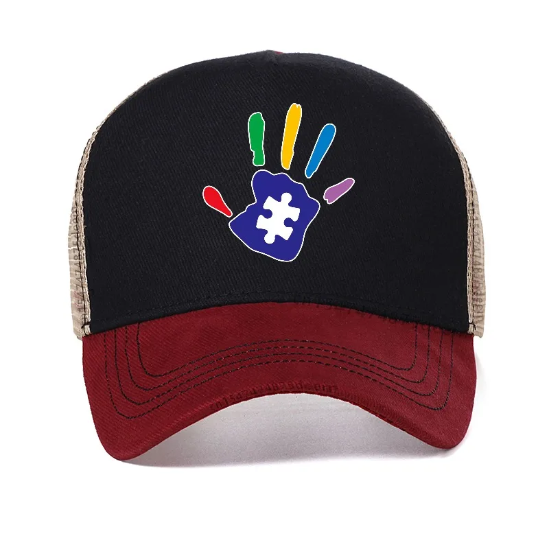 Vibrant Autism Hand hat Man Woman Autism letter printing Baseball Cap Casual Outdoor Mesh breathable Snapback Hats
Vibrant Autism Hand hat Man Woman Autism letter printing Baseball Cap Casual Outdoor Mesh breathable Snapback Hats