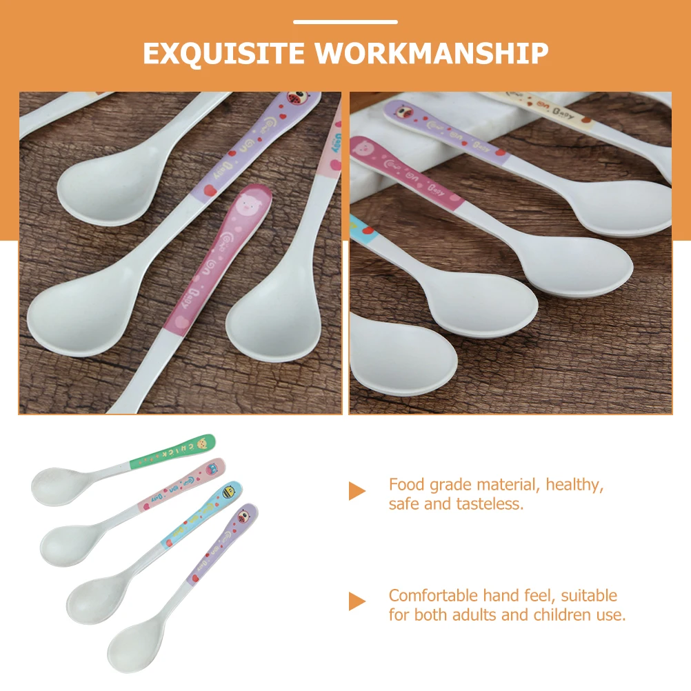 Набор из 4 силиконовых ложек для прикорма малышей с мягкими ручками, легкими в использовании, для самостоятельного кормления, посуда для малышей
Набор из 4 силиконовых ложек для прикорма малышей с мягкими ручками, легкими в использовании, для самостоятельного кормления, посуда для малышей