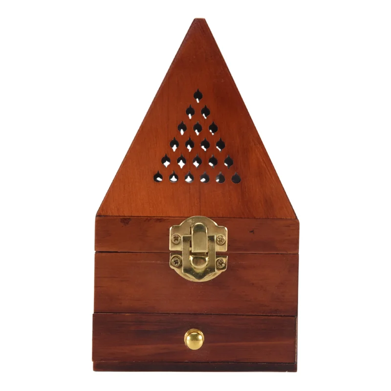 ABWP-Wooden Agarwood Sandalwood Box Incense Burner Burner Antique Aromatherapy Burner Creative Pyramid Hollow Incense Box
ABWP-Wooden Agarwood Sandalwood Box Incense Burner Burner Antique Aromatherapy Burner Creative Pyramid Hollow Incense Box